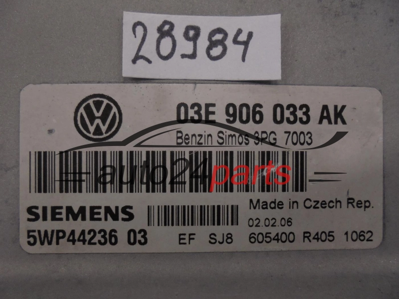 Sterownik silnika VOLKSWAGEN 03E906033AK 5WP44236 03 - 28984