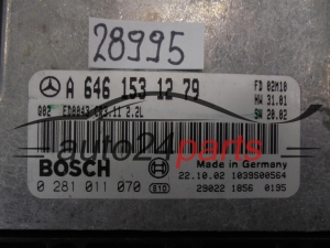 KOMPUTER STEROWNIK SILNIKA MERCEDES BENZ 0281011070 A6461531279 CR3.11
