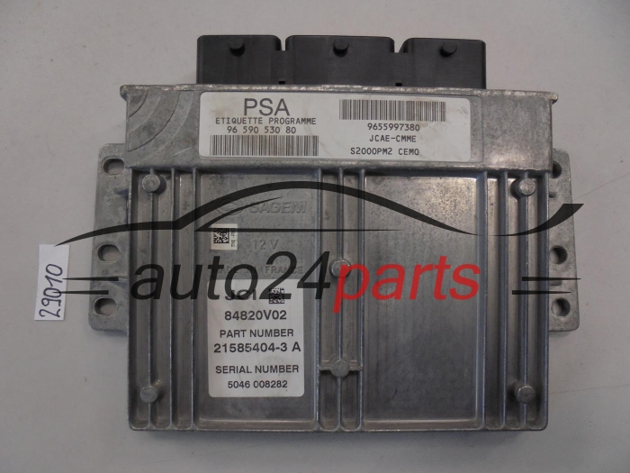 KOMPUTER STEROWNIK SILNIKA PEUGEOT 21585404-3A 9659053080