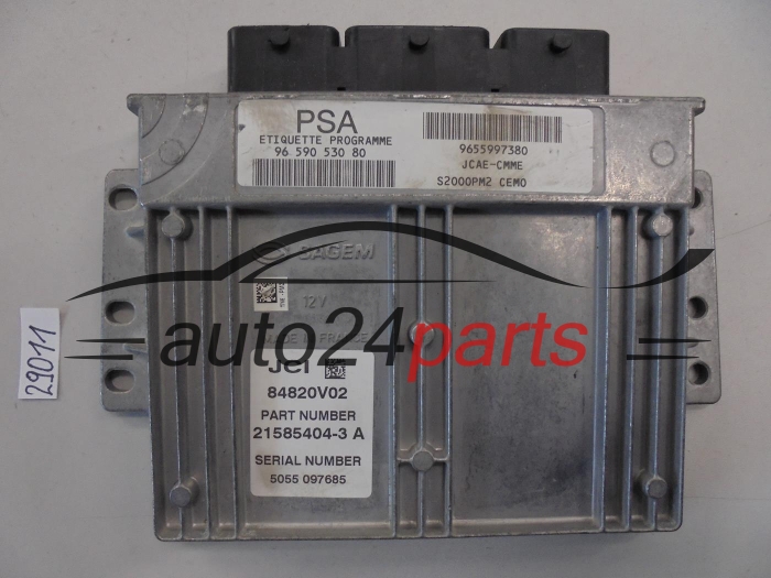 KOMPUTER STEROWNIK SILNIKA PEUGEOT 21585404-3A 9659053080