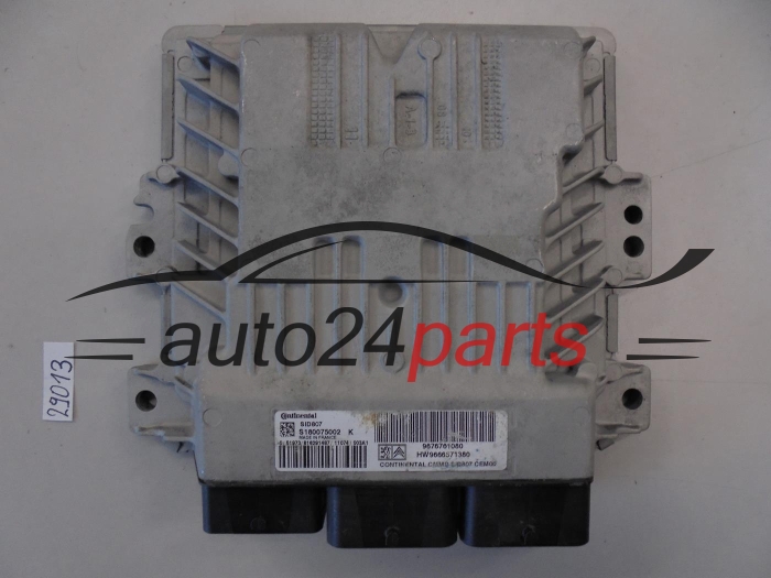 KOMPUTER STEROWNIK SILNIKA PEUGEOT S180075002 K, S180075002K, 9676761080, HW9666571380, SID807