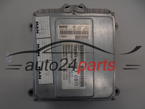 KOMPUTER STEROWNIK SILNIKA MAN LE 220C BOSCH 0 281 001 747, 0281001747, L33 165