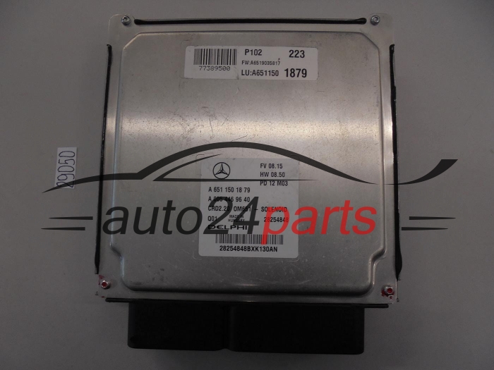 KOMPUTER STEROWNIK SILNIKA MERCEDES W211 E220 CDI DELPHI 28254848, A6511501879, A 651 150 18 79, A0054469640, A 005 446 96 40, CRD2.00 0M651