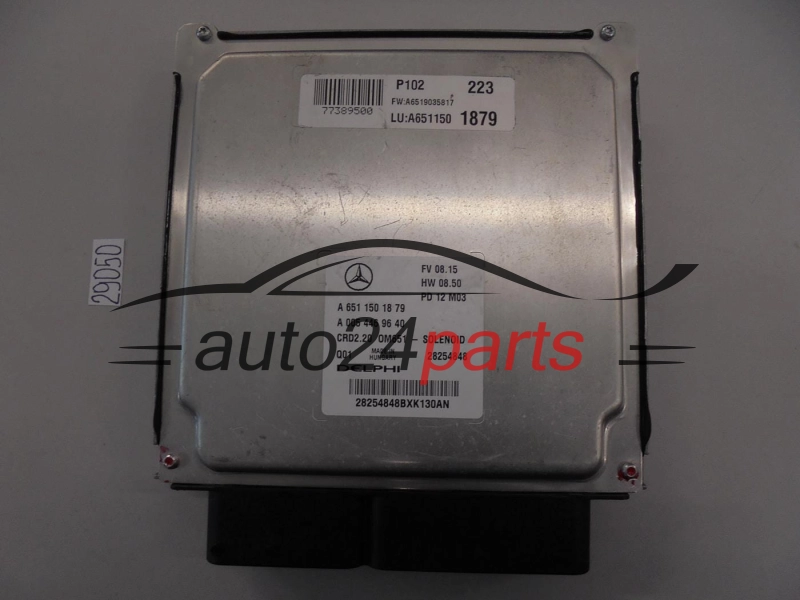 KOMPUTER STEROWNIK SILNIKA MERCEDES W211 E220 CDI DELPHI 28254848, A6511501879, A 651 150 18 79, A0054469640, A 005 446 96 40, CRD2.00 0M651
