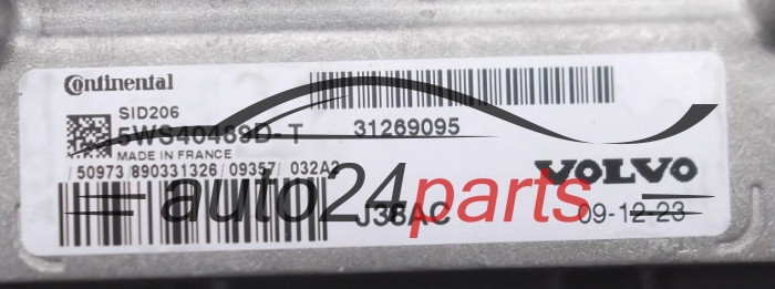 CALCULATEUR MOTEUR VOLVO  CONTINENTAL 5WS40489D-T,  31269095