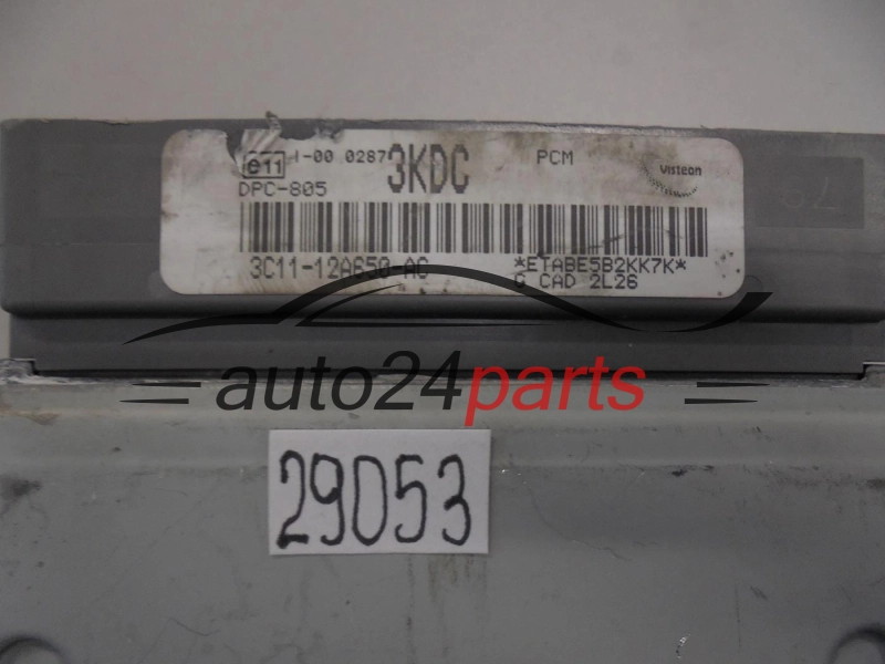 KOMPUTER STEROWNIK SILNIKA FORD TRANSIT 2.4 TD VISTEON 3C11-12A650-AC, 3C1112A650AC, 3KDC
