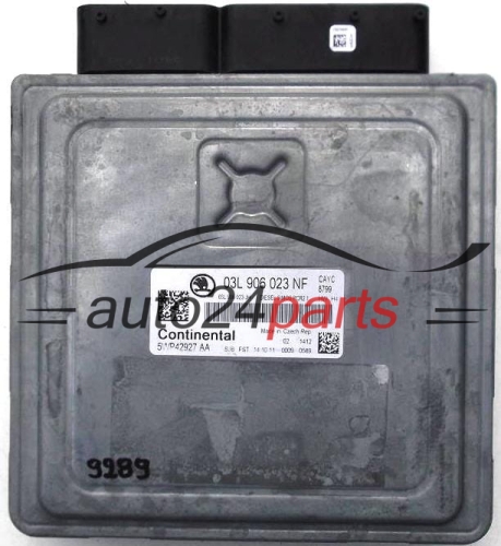 KOMPUTER STEROWNIK SILNIKA SKODA OCTAVIA 1.6 TDI, 5WP42927AA, 03L906023NFF