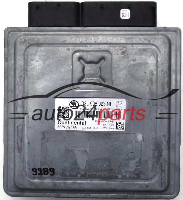 KOMPUTER STEROWNIK SILNIKA SKODA OCTAVIA 1.6 TDI, 5WP42927AA, 03L906023NFF