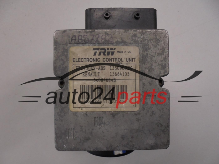ABS POMPA I STEROWNIK RENAULT TRAFIC PRIMASTAR VIVARO 8200343525 GM 93852852, TRW 13664105, 13509005M, 54084684B -