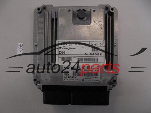 KOMPUTER STEROWNIK SILNIKA VW VOLKSWAGEN CADDY 2.0 TDI BOSCH 0 281 030 170, 0281030170, 04L 907 309 K, 04L907309K, EDC17C64