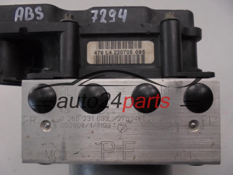 POMPA ABS I STEROWNIK SUBARU 0265231692 27534FE280 0265800503