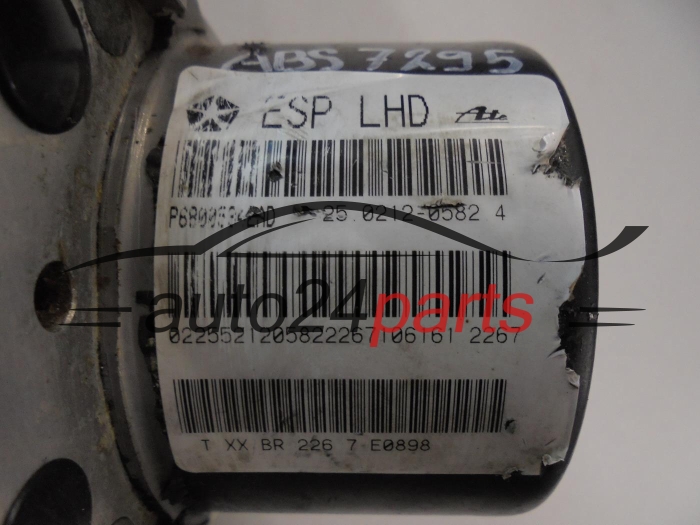 ABS POMPA I STEROWNIK CHRYSLER P68005342AD, ATE 25.0212-0582.4, 25021205824