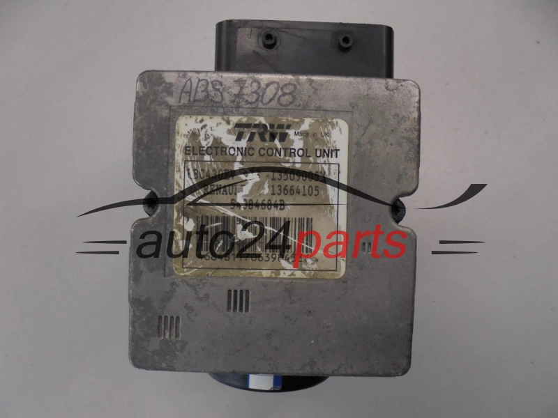 ABS POMPA I STEROWNIK RENAULT TRAFIC PRIMASTAR VIVARO 8200343525 GM 93852852, TRW 13664105, 13509005M, 54084684B