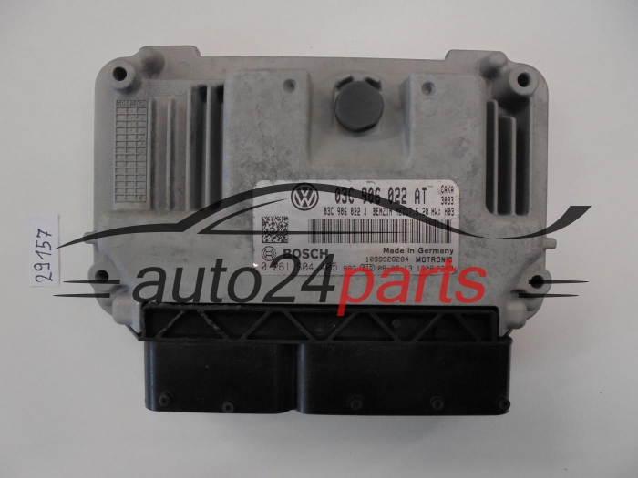 KOMPUTER STEROWNIK SILNIKA VW VOLKSWAGEN GOLF 1.4 TSI 03C906022AT, 03C 906 022 AT, 03C906022J, 03C 906 022 J, BOSCH 0261S04405, 0 261 S04 405, BENZIN MED17.5.20 CAXA3033