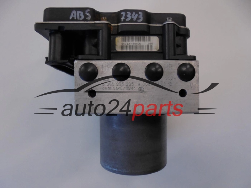 ABS POMPA I STEROWNIK MERCEDES BOSCH 0 265 235 225, 0265235225, A 006 431 08 12, A0064310812, 0 265 950 618, 0265950618