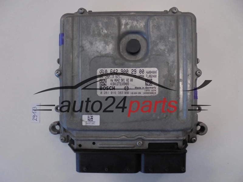 KOMPUTER STEROWNIK SILNIKA MERCEDES W212 E350 3.5 CDI BOSCH 0281016383, 0 281 016 383, A6429002900, 6429002900, A 642 900 29 00