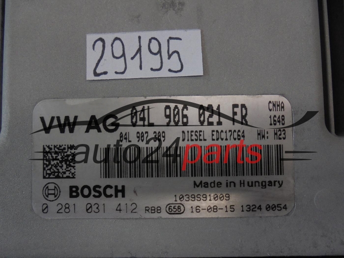 Komputer sterownik silnika Audi 0281031412 04L906021FR EDC17C64