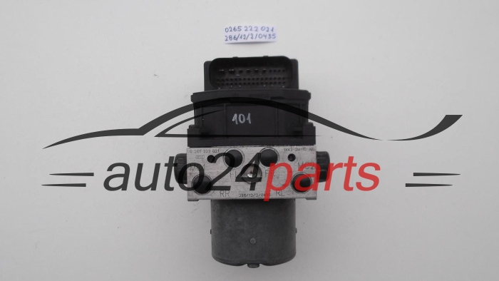 ABS JAGUAR 2.5 BENZIN BOSCH 0 265 222 021, 0265222021, 0 265 800 008, 0265800008, 286/12/2/0435, 2861220435, 1X43-2M110-AE, 1X432M110AE