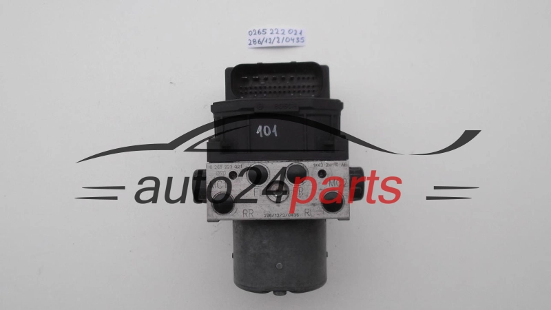 ABS JAGUAR 2.5 BENZIN BOSCH 0 265 222 021, 0265222021, 0 265 800 008, 0265800008, 286/12/2/0435, 2861220435, 1X43-2M110-AE, 1X432M110AE