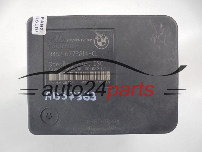ABS POMPA I STEROWNIK BMW 3451-6772213-01, 3451677221301, ATE 10.0206-0250.4, 10020602504, 3452 6772214-01, 3452677221401, 10.0960-0830.3, 10096008303