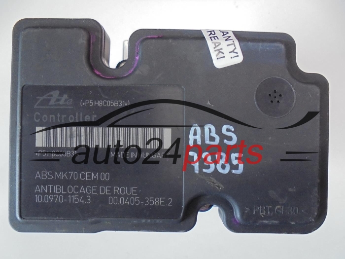 POMPA ABS I STEROWNIK CITROEN PEUGEOT 9665344180 10.0970-1154.3 10097011543