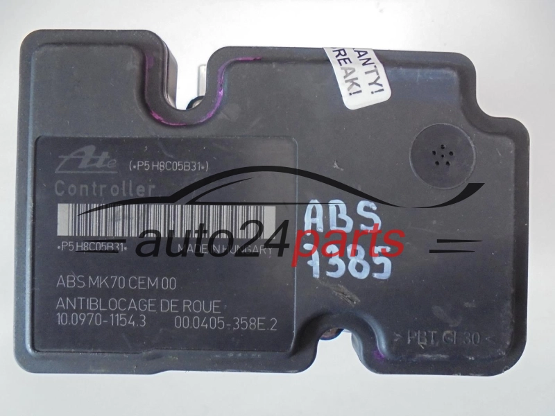 POMPA ABS I STEROWNIK CITROEN PEUGEOT 9665344180 10.0970-1154.3 10097011543