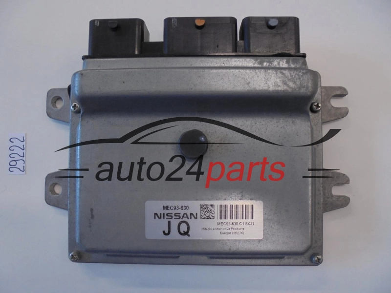 KOMPUTER STEROWNIK SILNIKA NISSAN QASHQAI 1.6 MEC93-630 JQ C1 MEC93630
