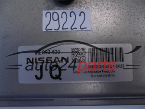 KOMPUTER STEROWNIK SILNIKA NISSAN QASHQAI 1.6 MEC93-630 JQ C1 MEC93630