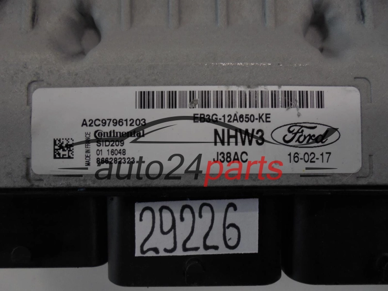 KOMPUTER STEROWNIK SILNIKA FORD RANGER EB3G-12A650-KE EB3G12A650KE A2C97961203