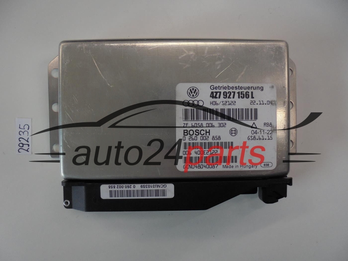 STEROWNIK SKRZYNI AUTOMATYCZNEJ AUDI 4Z7 927 156 L, 4Z7927156L, 0 260 002 858, 0260002858