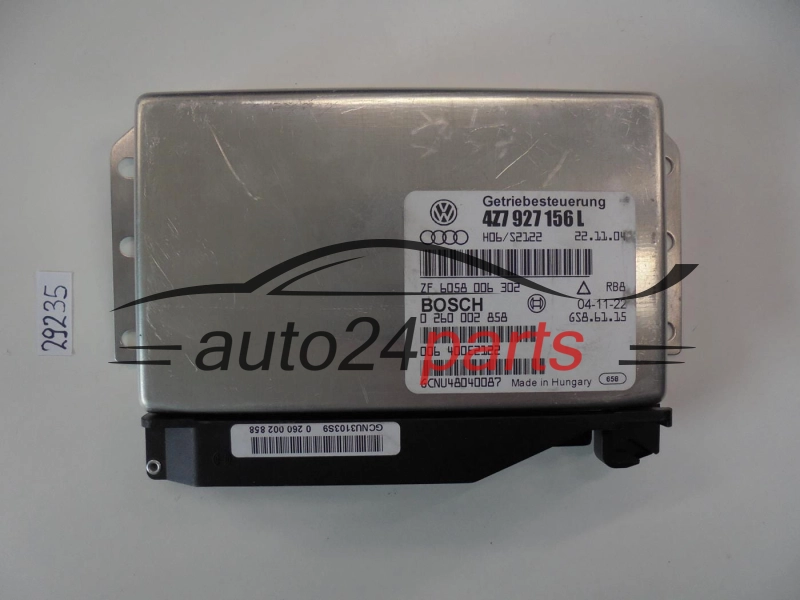 STEROWNIK SKRZYNI AUTOMATYCZNEJ AUDI 4Z7 927 156 L, 4Z7927156L, 0 260 002 858, 0260002858