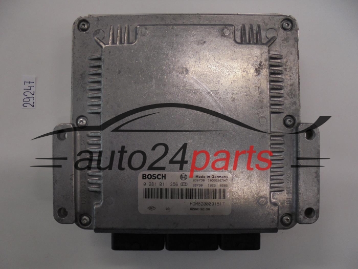 KOMPUTER STEROWNIK SILNIKA RENAULT MASTER 2.5 DCI BOSCH 0 281 011 356, 0281011356, HOM 8200091517, 8200132198