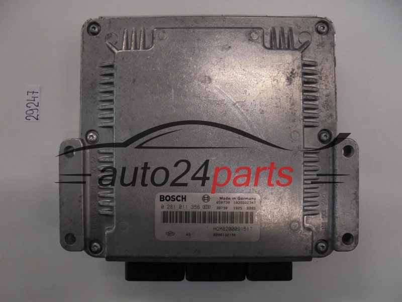 KOMPUTER STEROWNIK SILNIKA RENAULT MASTER 2.5 DCI BOSCH 0 281 011 356, 0281011356, HOM 8200091517, 8200132198