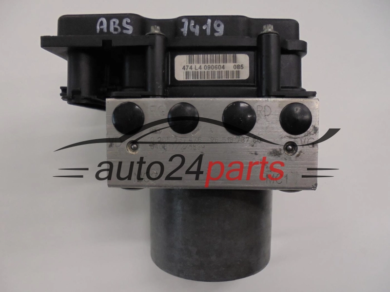 ABS PEUGEOT 307 BOSCH 0265231476, 0 265 231 476, 9651873780 / 0265800390