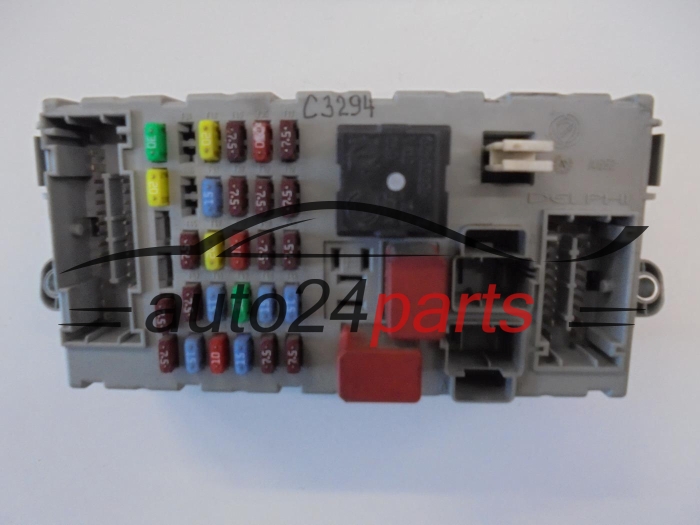 SKRZYNKA ELEKTRYCZNA PRZEKAŻNIKÓW I BEZPIECZNIKÓW MODUŁ NADWOZIA CENTRALKA KOMFORTU BSI FIAT CITROEN PEUGEOT 1361296080 CPL, 46520429