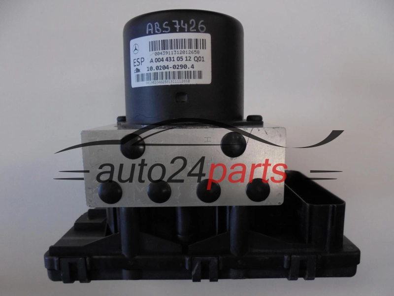 ABS POMPA I STEROWNIK MERCEDES W203 A 004 431 05 12, A0044310512, ATE 10.0204-0290.4, 10020402904, A2035451632, 10.0947-1513.3, 10094715133
