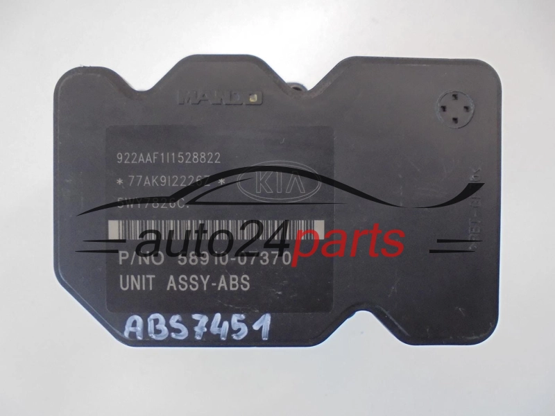 ABS POMPA I STEROWNIK KIA PICANTO 58910-07370, 5891007370, BH60109210, 5WY7826C