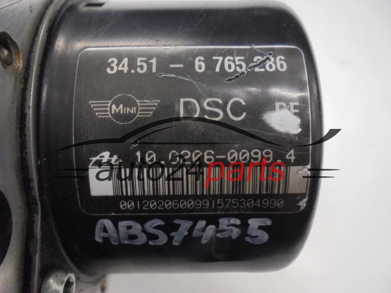 Pompa abs i sterownik MINI COOPER 3451-6765286 10020600994 6765288 10096008723