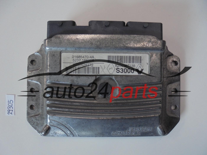 KOMPUTER STEROWNIK SILNIKA RENAULT MEGANE 1.6 16V JOHNSON CONTROLS 21585470-4A, 215854704A, 8200528372, 8200387138