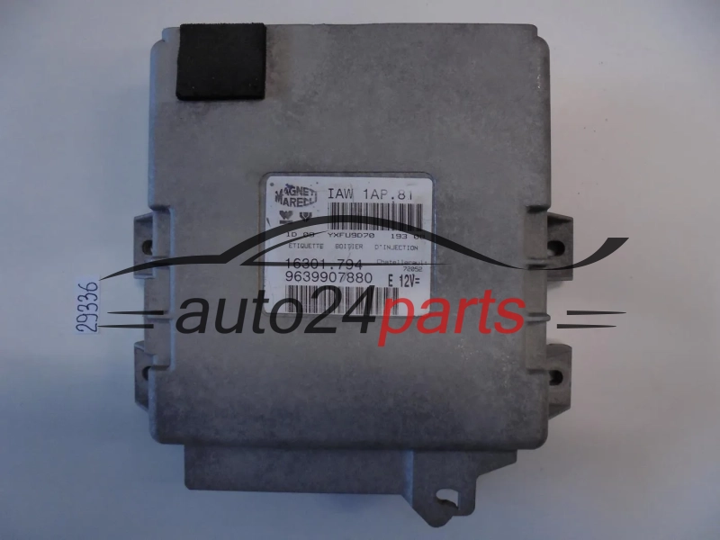 KOMPUTER STEROWNIK SILNIKA PEUGEOT 206 1.4 Magneti Marelli IAW 1AP.81, IAW1AP81, 16301.794, 16301794, 9639907880