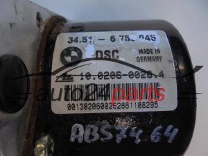 ABS POMPA I STEROWNIK BMW 34.51-6759045, 34516759045, 10.0206-0026.4, 10020600264, 6759047