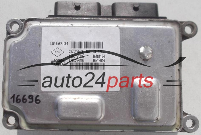 KOMPUTER STEROWNIK SILNIKA RENAULT CLIO MAGNETI MARELLI IAW 5NR2.CE1, IAW5NR2CE1, 8200181482, 16481134, 8200254493, 16515044