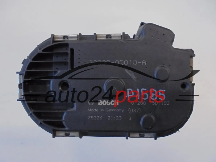 PRZEPUSTNICA POWIETRZA TOYOTA YARIS AYGO 1.0 BOSCH 0 280 750 192, 0280750192, 22030-0Q010, 220300Q010