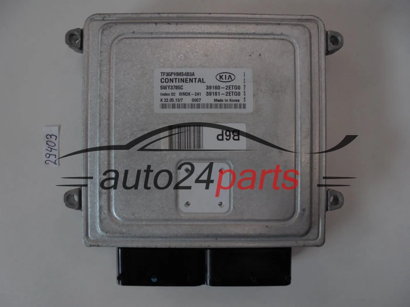 KOMPUTER STEROWNIK SILNIKA KIA 5WY3785C 39160-2ETG0 391602ETG0 SIM2K-241