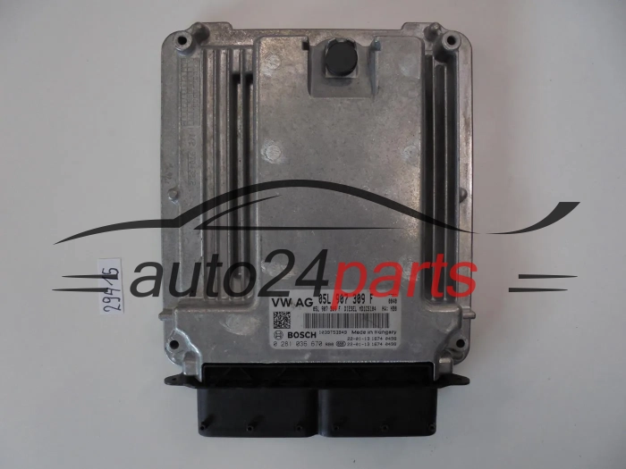 Centralita de motor VOLKSWAGEN 0281036670 05L907309F