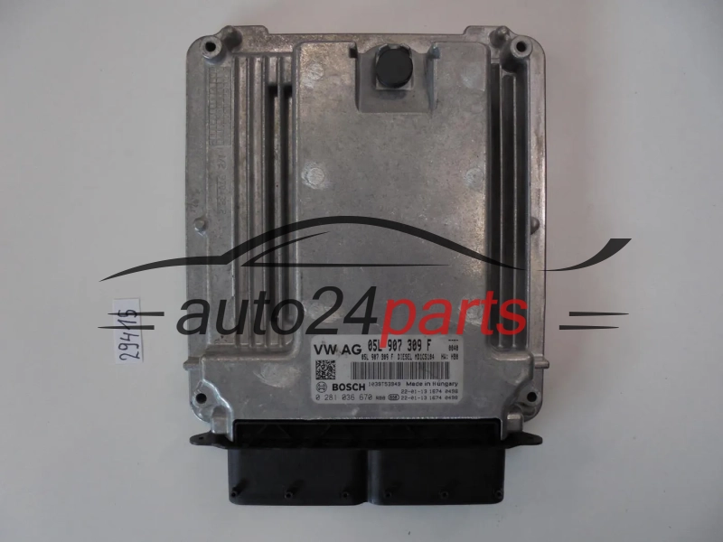 KOMPUTER STEROWNIK SILNIKA VOLKSWAGEN 0281036670 05L907309F