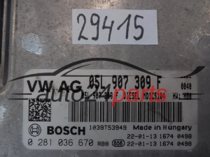 KOMPUTER STEROWNIK SILNIKA VOLKSWAGEN 0281036670 05L907309F