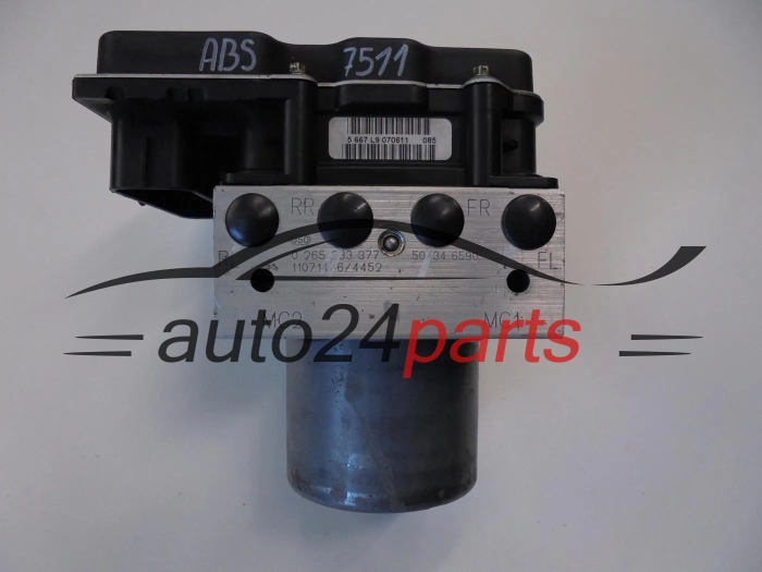 POMPA ABS I STEROWNIK IVECO 0265233377 504346590 0265900371