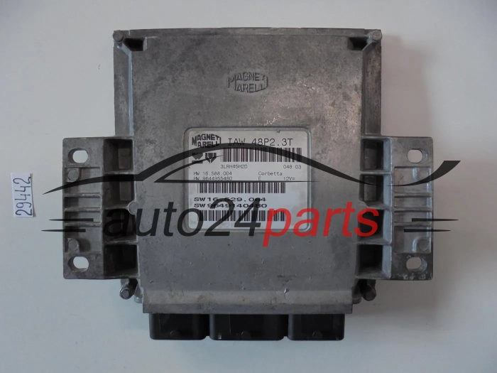 KOMPUTER STEROWNIK SILNIKA PEUGEOT 206 MAGNETI MARELLI IAW 48P2.3T, IAW48P23T, 9649140480