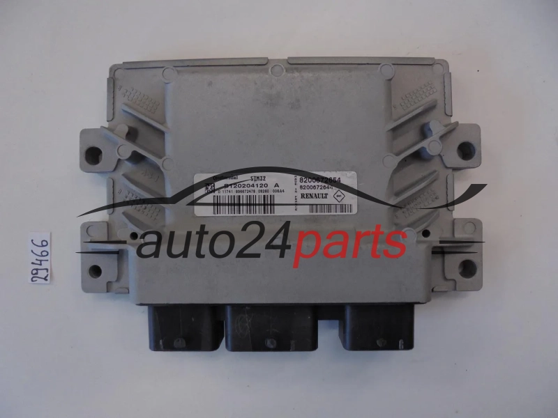 KOMPUTER STEROWNIK SILNIKA DACIA LOGAN 1.4 SIEMENS SIM32 S120204120A, S120204120 A, 8200672654 8200672644